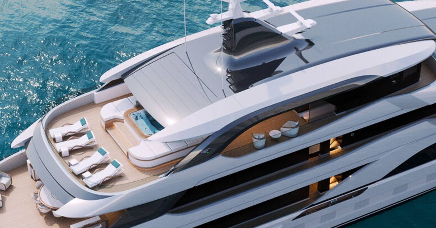Official rendering of the Majesty 180 sundeck