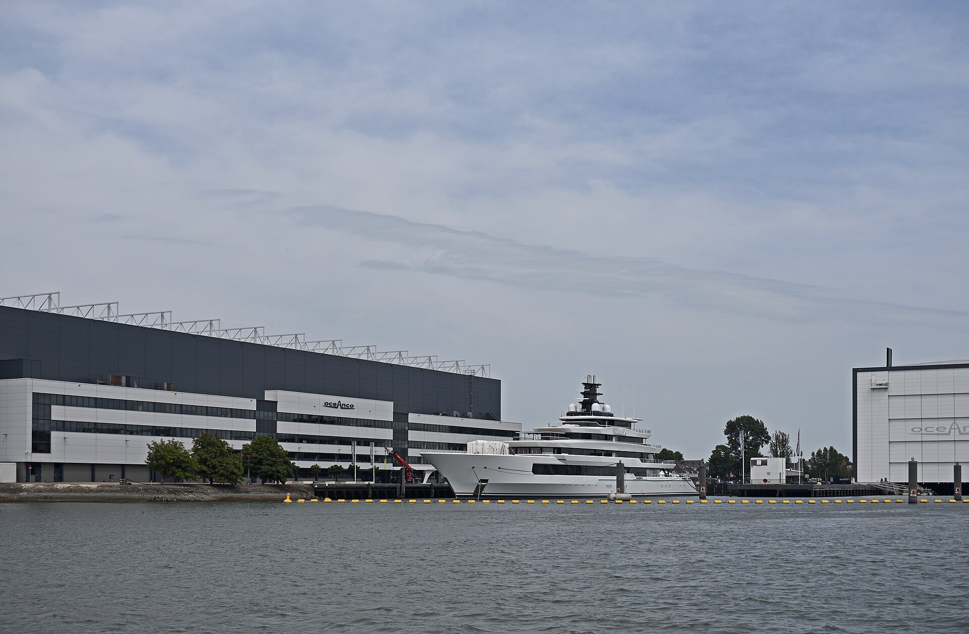 A superyacht shipyard in the Netherlands