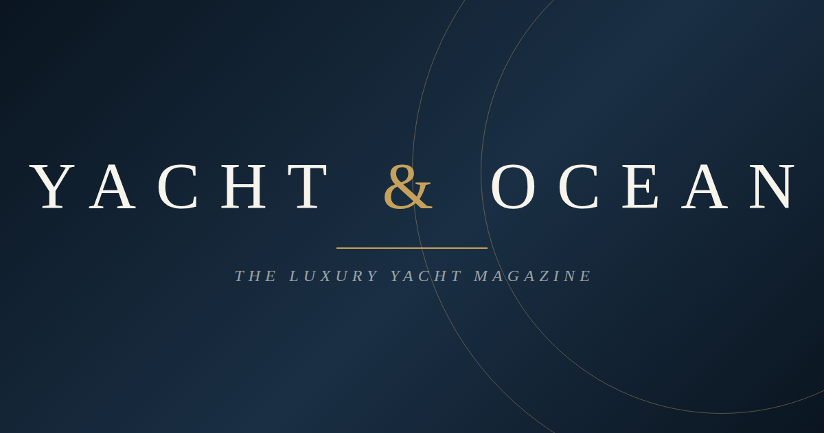 Yacht & Ocean social artwork, brass